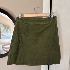 J. Crew Corduroy Mini Skirt